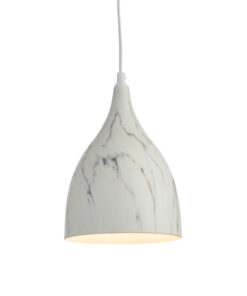 Κρεμαστό Φωτιστικό Μεταλλική Καμπάνα 1xΕ27 Απόχρωση Μάρμαρο Φ170 ACA DECOR – KS174317MR