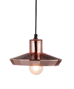 Κρεμαστό 1ΧΕ27 Γυαλί Χάλκινο Φ220 ACA DECOR – KS174522PC