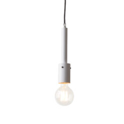 Κρεμαστό Φωτιστικό Μεταλλικό Λευκό 1ΧE27 ACA DECOR – KS2084P51SWH