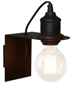 Απλίκα Μεταλλική ΜΑΥΡΗ 1ΧE27 ACA DECOR – KS2122B