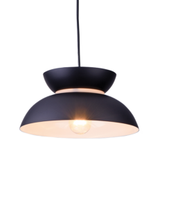 ACA DECOR   κρεμαστό φωτιστικό 1xE27 σε μαύρο χρώμα – KS871P29BK
