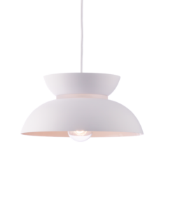 ACA DECOR   κρεμαστό φωτιστικό 1xE27 σε λευκό χρώμα – KS871P29WH