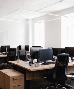 InLight Γωνιακός σύνδεσμος LED 8W 4000K σε μαύρη απόχρωση D:17,6cmX17,6cm (L002-BL)