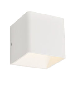 Επιτοίχιο Φωτιστικό LED Λευκό Ματ Τετράγωνο 3W Up-Down Θερμό Λευκό 3000K ACA DECOR – L35037