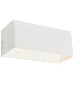 Επιτοίχιο Φωτιστικό LED Λευκό Ορθογώνιο 6W Up-Down Θερμό Λευκό 3000K ACA DECOR – L35037L