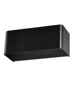 Επιτοίχιο Φωτιστικό LED Μαύρο Ορθογώνιο 6W Up-Down Θερμό Λευκό 3000K ACA DECOR – L35037LBK