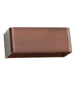 Επιτοίχιο Φωτιστικό LED Απόχρωση Ξύλου Ορθογώνιο 6W Up-Down Θερμό Λευκό 3000K ACA DECOR – L35037LWD