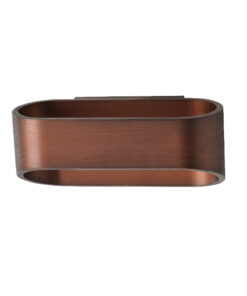 Επιτοίχιο Φωτιστικό LED Απόχρωση Ξύλου Οβάλ 3W Up-Down Θερμό Λευκό 3000K ACA DECOR – L35039WD