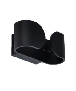 Απλίκα Τοίχου LED Μαύρο Οβάλ 6W Up-Down Θερμό Λευκό 3000K ACA DECOR – L35049BK