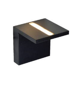 Επιτοίχιο Φωτιστικό LED Tetris Μαύρο 4W Upside Θερμό Λευκό 3000K ACA DECOR – L36291BK