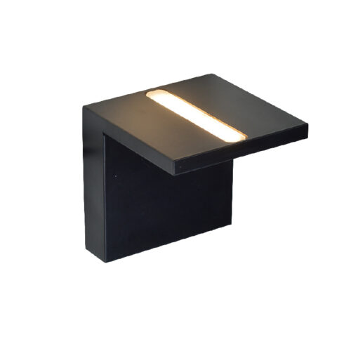 Επιτοίχιο Φωτιστικό LED Tetris Μαύρο 4W Upside Θερμό Λευκό 3000K ACA DECOR – L36291BK