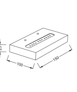 Επιτοίχιο Φωτιστικό LED Λευκό 4W Upside Θερμό Λευκό 3000K ACA DECOR – L36310150U