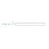 LED Λάμπα T8 G13 90cm 12W Diolamp 1350lm 160° Φυσικό Λευκό 4000K – 12T8HENW