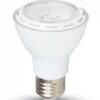 Λευκή λάμπα LED ενεργειακής κλάσης, ιδανική για εξοικονόμηση ρεύματος και μακρά διάρκεια ζωής.