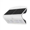 LED Ηλιακό Φωτιστικό 6.8W V-TAC με Αισθητήρα Αδιάβροχο IP65 Λευκό Πλαστικό Φυσικό Λευκό 4000K – 8278