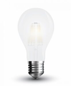 Λάμπα LED E27, λευκή ψυχρή φωτεινότητα, ανθεκτική και οικονομική στην κατανάλωση ενέργειας.