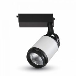 LED τριφασικό (τεσσάρων καλωδίων) Φωτιστικό Ράγας 35W V-TAC Άσπρο-Μαύρο Περιστρεφόμενο Ψυχρό Λευκό 6400K – 1340