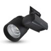 LED Φωτιστικό Ράγας 40W V-TAC Μαύρο Περιστρεφόμενο Φυσικό Λευκό 4000K – 1192