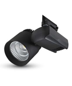 LED Φωτιστικό Ράγας 40W V-TAC Μαύρο Περιστρεφόμενο Φυσικό Λευκό 4000K – 1192