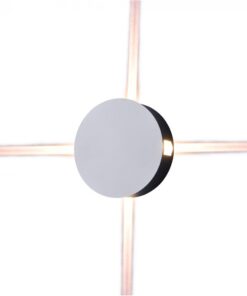 Επιτοίχιο φωτιστικό LED, κυκλικό σχέδιο, μοντέρνα αισθητική για εσωτερικούς χώρους.