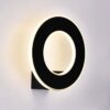 LED Φωτιστικό Τοίχου 9W V-TAC Μαύρο Στρογγυλό SMD Θερμό Λευκό 3000Κ – 8227