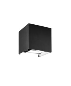 Απλίκα LED Up-Down τετράγωνη εξωτερικού χώρου 6W θερμό λευκό φως 3000Κ SANTUR-S – LG0559G