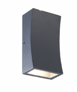 Aca Στεγανή Επιτοίχια Απλίκα Εξωτερικού Χώρου με Ενσωματωμένο LED σε Σκούρο Γκρι Χρώμα IP65- LG1042G