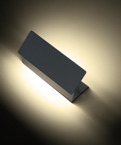 LED ΑΠΛΙΚΑ ΕΞΩΤΕΡΙΚΟΥ ΧΩΡΟΥ ΠΕΡΙΣΤΡΕΦΟΜΕΝΗ ΣΕ ΣΚΟΥΡΟ ΓΚΡΙ 7W IP54 ACA – LG1201G