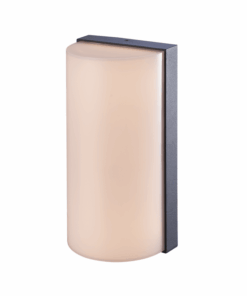 Στεγανή Επιτοίχια Πλαφονιέρα Εξωτερικού Χώρου με Ενσωματωμένο LED σε Σκούρο Γκρι Χρώμα ACA – LG1322G