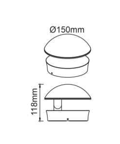 LED ΑΠΛΙΚΑ ΕΞΩΤΕΡΙΚΟΥ ΧΩΡΟΥ ΣΕ ΣΚΟΥΡΟ ΓΚΡΙ ΑΝΑΔΙΠΛΟΥΜΕΝΗ 13W IP54 ACA – LG1671G