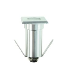 Aca Lighting Ospot Mini Σποτ Χωνευτό LED 1W Τετράγωνο Θερμό 3000Κ IP65 – LG20230