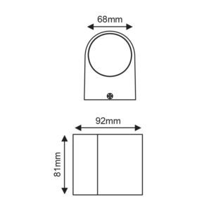 LED ΑΠΛΙΚΑ ΕΞΩΤΕΡΙΚΟΥ ΧΩΡΟΥ ΣΕ ΛΕΥΚΟ 4W IP54  ACA – LG2201W
