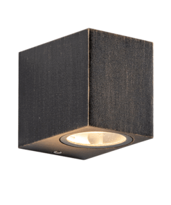 Απλίκα σποτ 1xGU10 Χρυσό Μαύρο IP54 – LG2203GU10GB