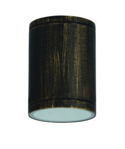 Επιτοίχιο Φωτιστικό 1ΧE27 Χρυσό-Μαύρο Αλουμίνιο IP65 ACA – LG2302E27GB