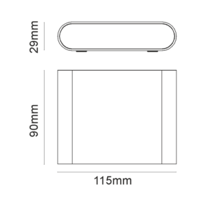  LED ΑΠΛΙΚΑ ΕΞΩΤΕΡΙΚΟΥ ΧΩΡΟΥ ΣΕ ΣΚΟΥΡΟ ΓΚΡΙ 7W IP54 ACA – LG2631G