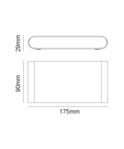 LED ΑΠΛΙΚΑ ΕΞΩΤΕΡΙΚΟΥ ΧΩΡΟΥ ΣΕ ΣΚΟΥΡΟ ΓΚΡΙ ΧΡΩΜΑ 11W IP54 ACA – LG2632G
