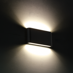 LED ΑΠΛΙΚΑ ΕΞΩΤΕΡΙΚΟΥ ΧΩΡΟΥ ΣΕ ΣΚΟΥΡΟ ΓΚΡΙ ΧΡΩΜΑ 11W IP54  ACA – LG2632G
