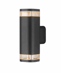 Aca Στεγανή Επιτοίχια Πλαφονιέρα Εξωτερικού Χώρου GU10 σε Γκρι Χρώμα – LG2882G