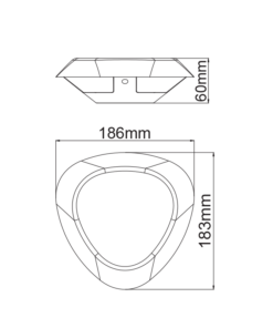 LED ΑΠΛΙΚΑ ΕΞΩΤΕΡΙΚΟΥ ΧΩΡΟΥ ΣΚΟΥΡΟ ΓΚΡΙ 7W IP54 ACA – LG3804G