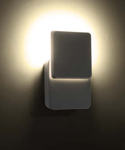 LED ΑΠΛΙΚΑ ΕΞΩΤΕΡΙΚΟΥ ΧΩΡΟΥ ΤΕΤΡΑΓΩΝΗ ΠΕΡΙΣΤΡΕΦΟΜΕΝΗ ΣΕ ΣΚΟΥΡΟ ΓΚΡΙ 12W IP54 ACA – LG5031