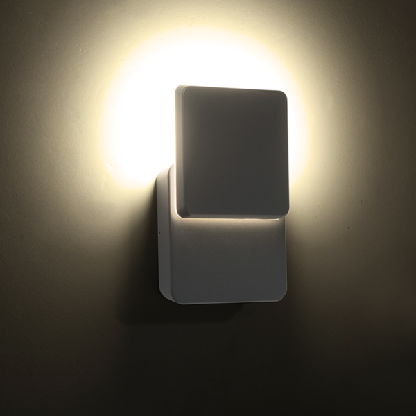 LED  ΑΠΛΙΚΑ ΕΞΩΤΕΡΙΚΟΥ ΧΩΡΟΥ ΤΕΤΡΑΓΩΝΗ ΠΕΡΙΣΤΡΕΦΟΜΕΝΗ ΣΕ ΣΚΟΥΡΟ ΓΚΡΙ 12W IP54 ACA – LG5031