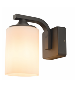 Aca Επιτοίχιο Φωτιστικό με Καπέλο Εξωτερικού Χώρου IP54 E27 σε Γκρι Χρώμα – LG5771G