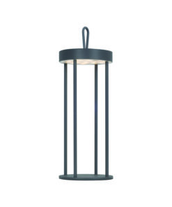 LED Φωτιστικό Επιτραπέζιο Επαναφορτιζόμενο Αφής 240lm 3W 3000K Σκούρο Γκρι ACA – LG5819W-400