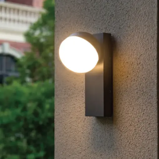 ^LED ΑΠΛΙΚΑ ΕΞΩΤΕΡΙΚΟΥ ΧΩΡΟΥ ΠΕΡΙΣΤΡΕΦΟΜΕΝΗ ΣΕ ΣΚΟΥΡΟ ΓΚΡΙ 10W IP54  ACA – LG5891G