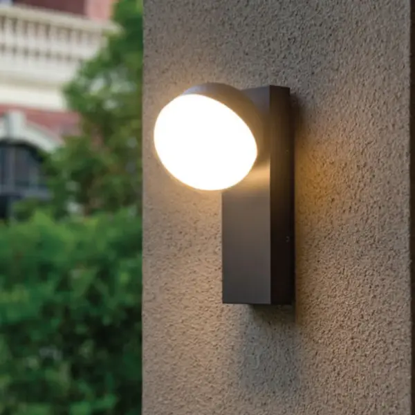 ^LED ΑΠΛΙΚΑ ΕΞΩΤΕΡΙΚΟΥ ΧΩΡΟΥ ΠΕΡΙΣΤΡΕΦΟΜΕΝΗ ΣΕ ΣΚΟΥΡΟ ΓΚΡΙ 10W IP54  ACA – LG5891G