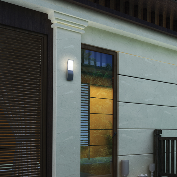 LED ΑΠΛΙΚΑ ΕΞΩΤΕΡΙΚΟΥ ΧΩΡΟΥ ΣΕ ΣΚΟΥΡΟ ΓΚΡΙ 7W IP65 ACA – LG9305G