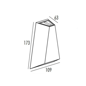 LED ΑΠΛΙΚΑ ΕΞΩΤΕΡΙΚΟΥ ΧΩΡΟΥ ΣΕ ΣΚΟΥΡΟ ΓΚΡΙ  6W IP65 ACA – LGD010G