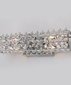 ACA DECOR – Επίτοιχο Φωτιστικό 2ΧG9 Κρύσταλλο + Χρώμιο Μέταλλο 28Χ10Χ7cm – LIANNA282W