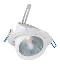 Χωνευτό LED COB Κινούμενο 30W Φυσικό 4000K 60° 3600lm 5YRS ACA – LINO3040N