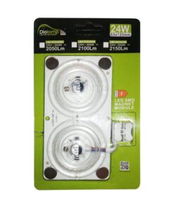 LED SMD Μαγνητικό MODULE 24W 230V 2050lm 160° 3000K Ra80 ACA – LM12024WW